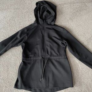 Lululemon Shiny Black Jacket, Belted